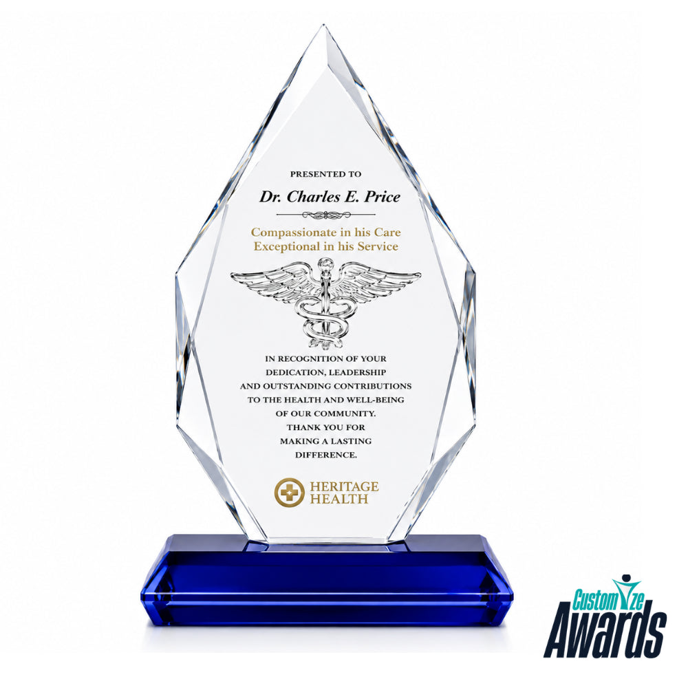 Caduceus Crystal | Healthcare Excellence Crystal Award