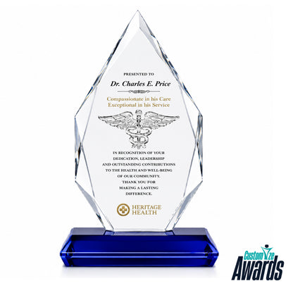 Caduceus Crystal | Healthcare Excellence Crystal Award