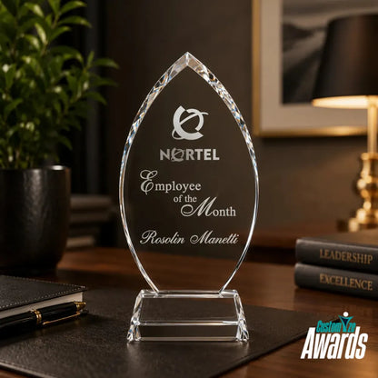 Cascade Custom Crystal | Personalisierte gravierte Anerkennungs-Auszeichnung