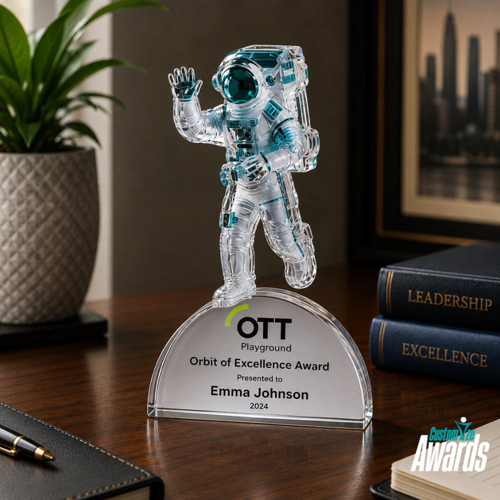 Celestial Astronaut | Global Achievement Crystal Award
