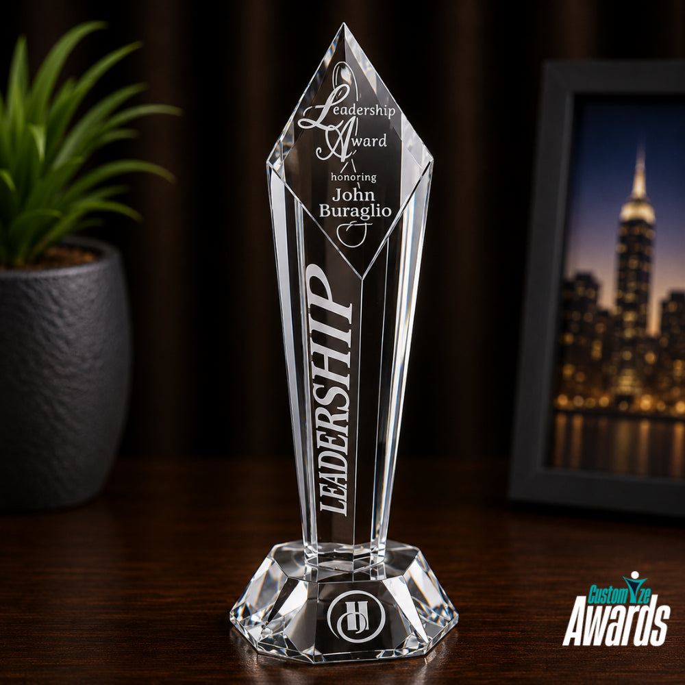  Centaurus Tower  Custom Engraved Crystal Awards lifestyle 