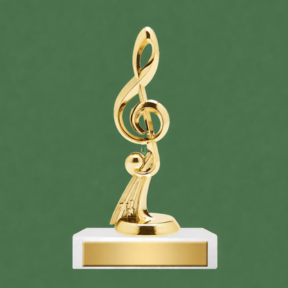 Standard Music Note Trophy