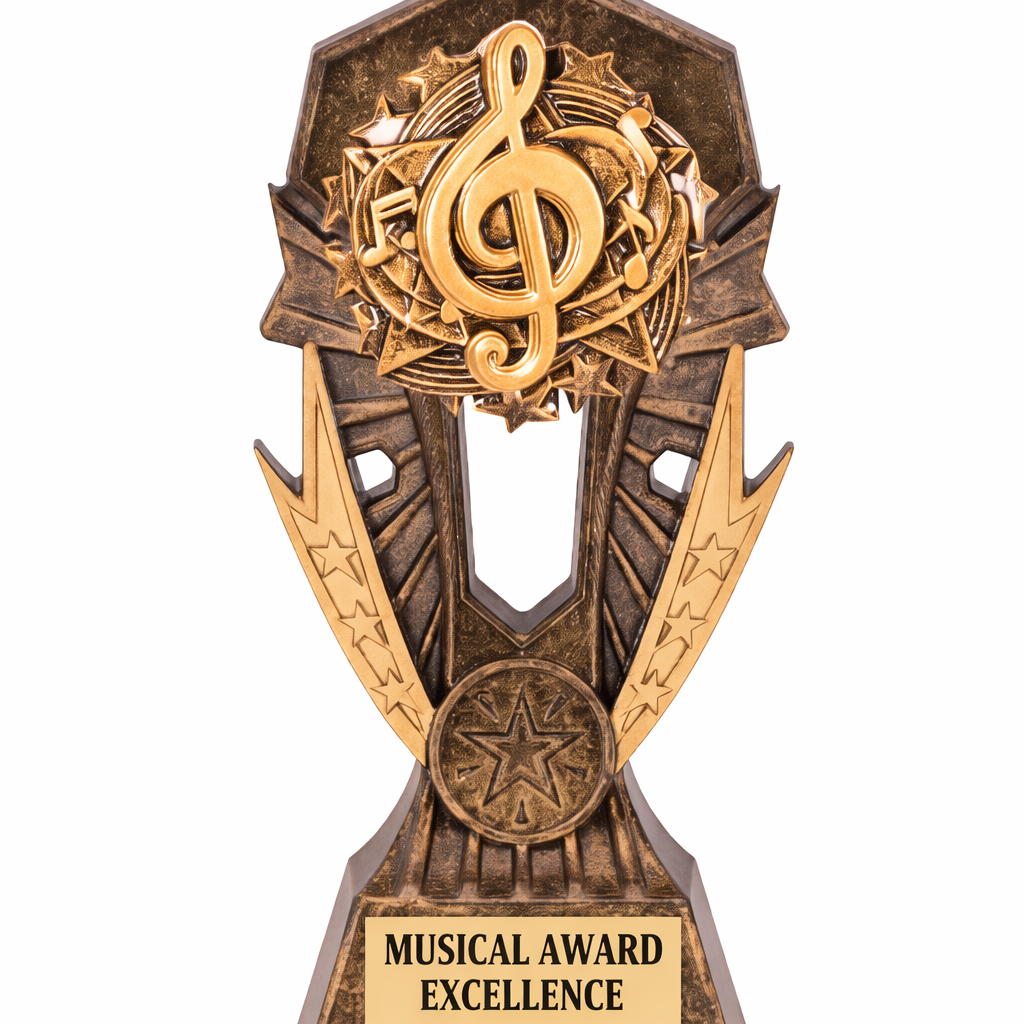 Antique Music Trophy