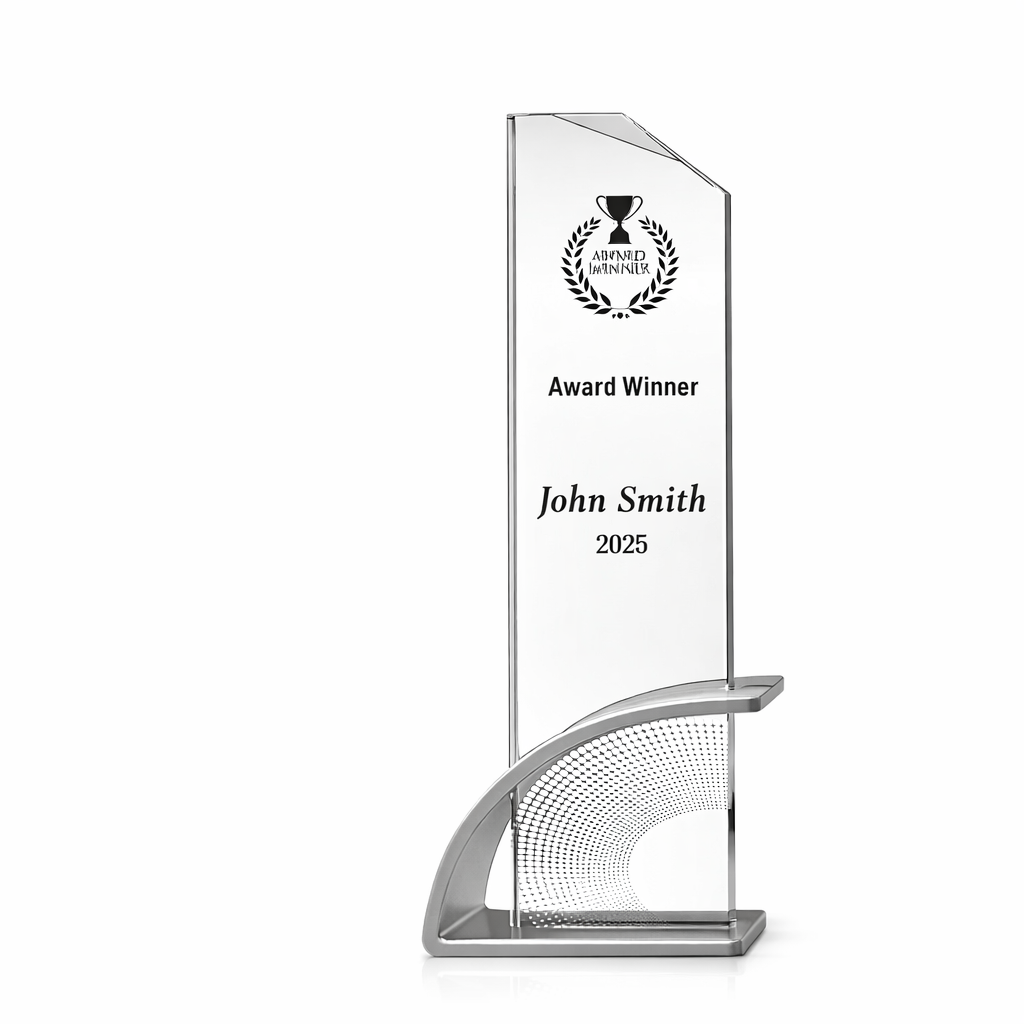 Custom Crystal Tower Award