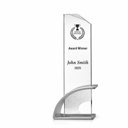 Custom Crystal Tower Award