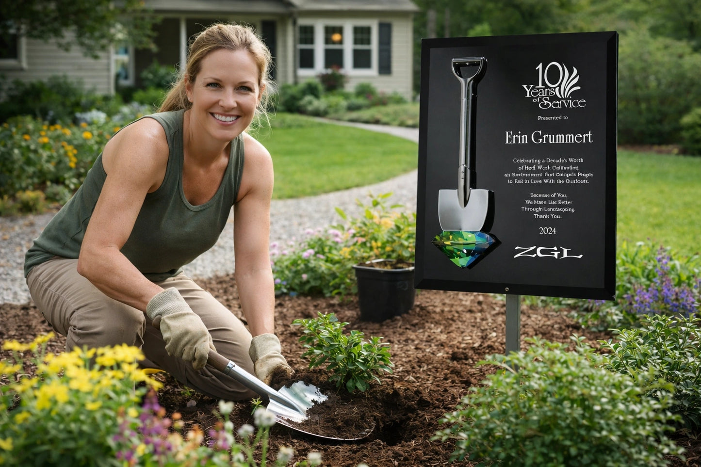 Groundbreaker Onyx Plaque