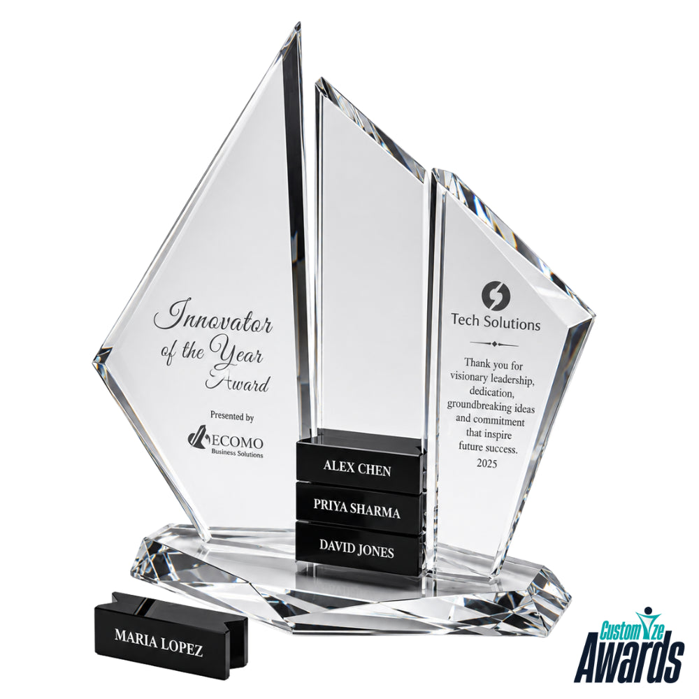 Cobalt Orbit | Pedestal Recognition Award