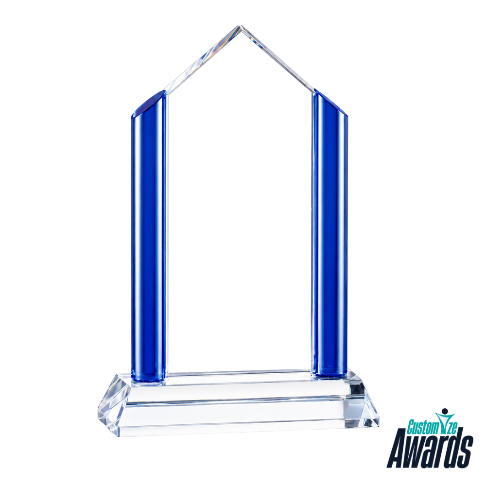 CoolBlueZenithCrystalAwardwithoutengraving