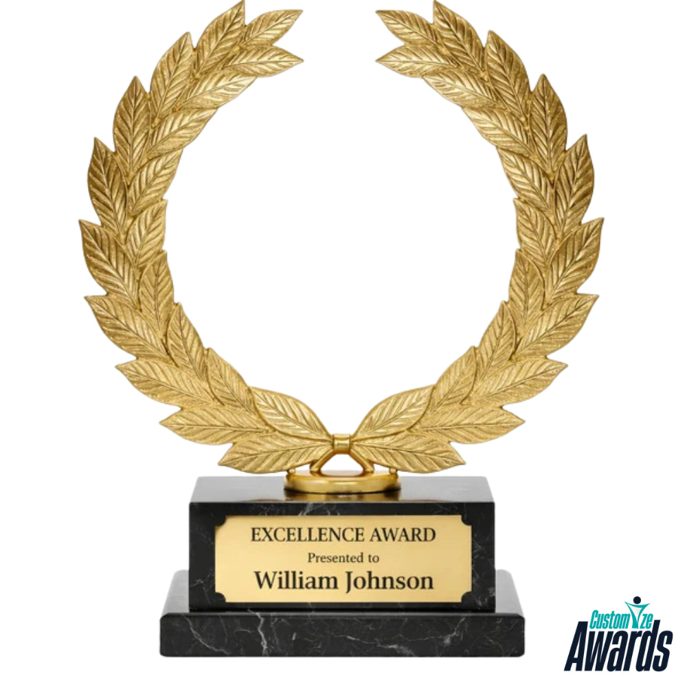 Copper Fluted | Custom Metal Awards With Engraving for Corporate Events