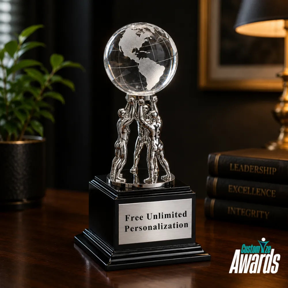 CrystalGlobeTeamworkAwardlifestyle