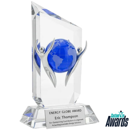 Crystal Leadership  | Personalized Engraved Recognition Plaque Award
