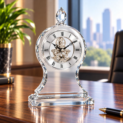 Crystal Dedication | Custom 40 Years Service Award