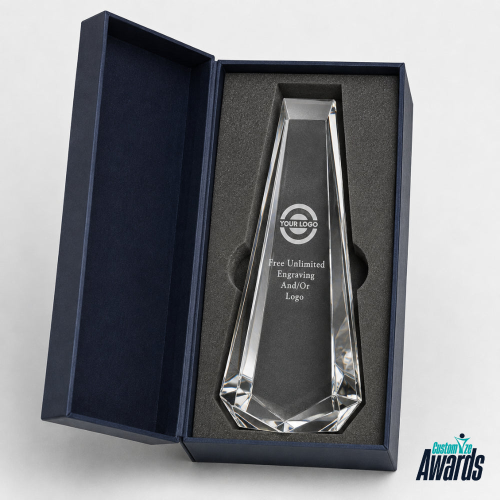 5_771Crystal Obelisk  Personalized Engraved Recognition Award pakaging 