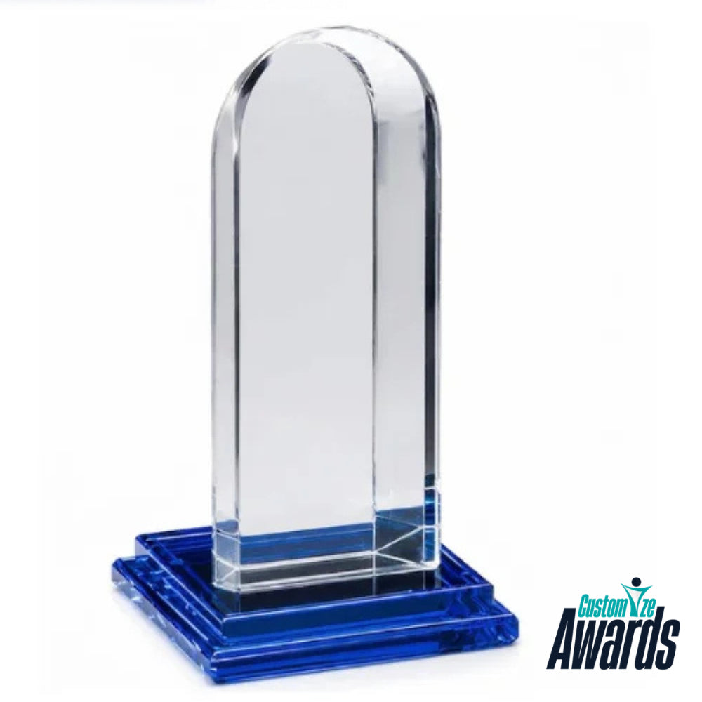 Azure Diamond  Engraved Recognition Award without engravingf 