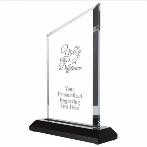 Custom Clear Acrylic Recognition Plaque