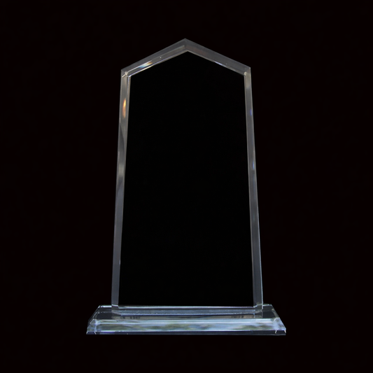 Custom Crystal Award plaque