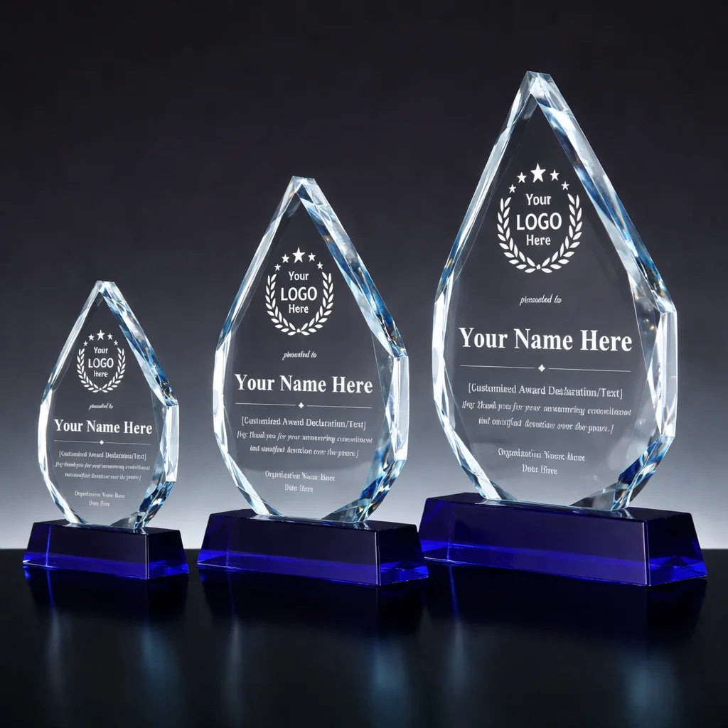Custom Crystal Award Plaque