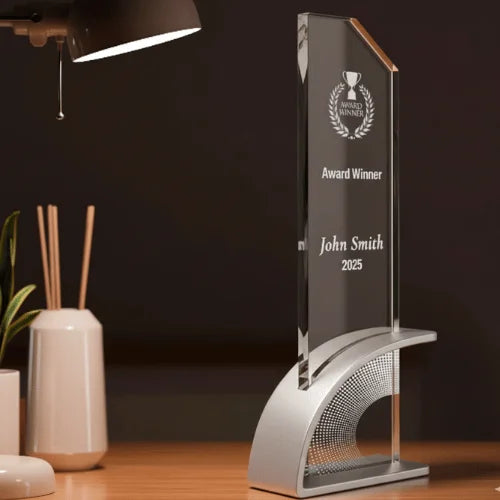 Custom Crystal Tower Award