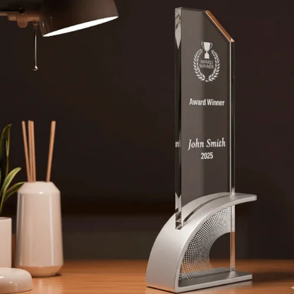 Custom Crystal Tower Award