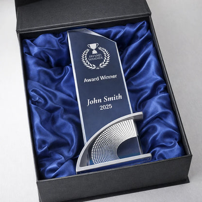Custom Crystal Tower Award