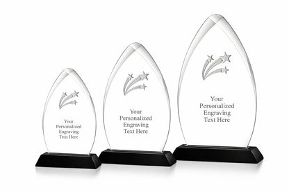 Custom Flame Acrylic Award