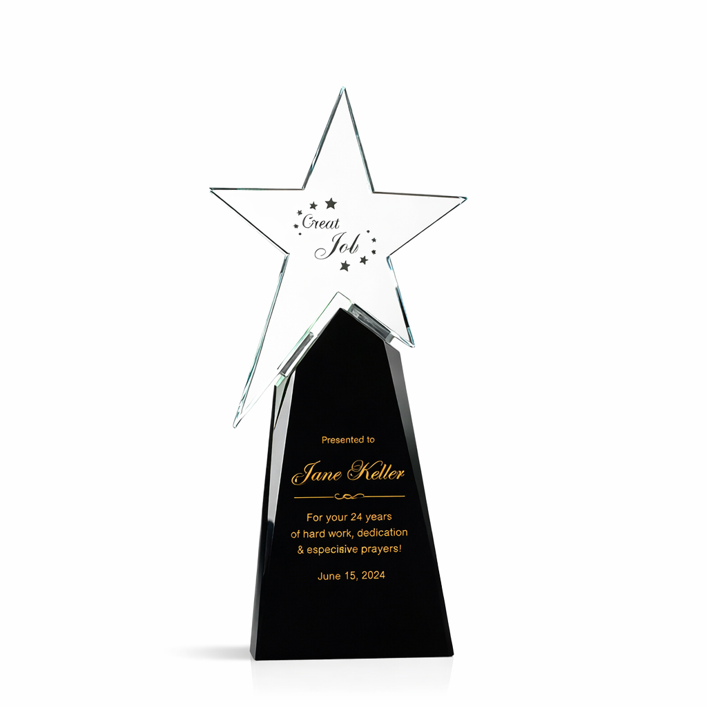 Custom Star Crystal Award