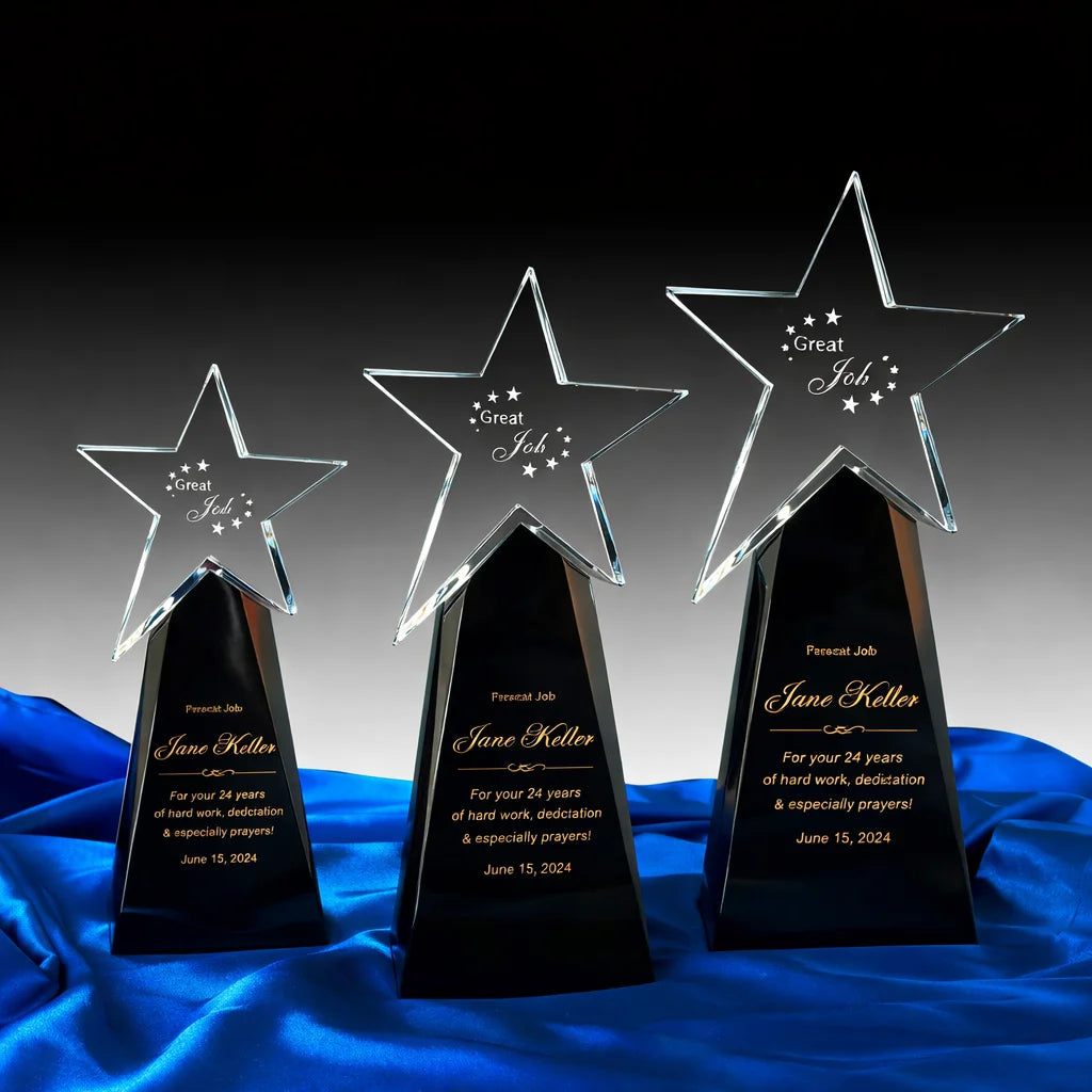 Custom Star Crystal Award
