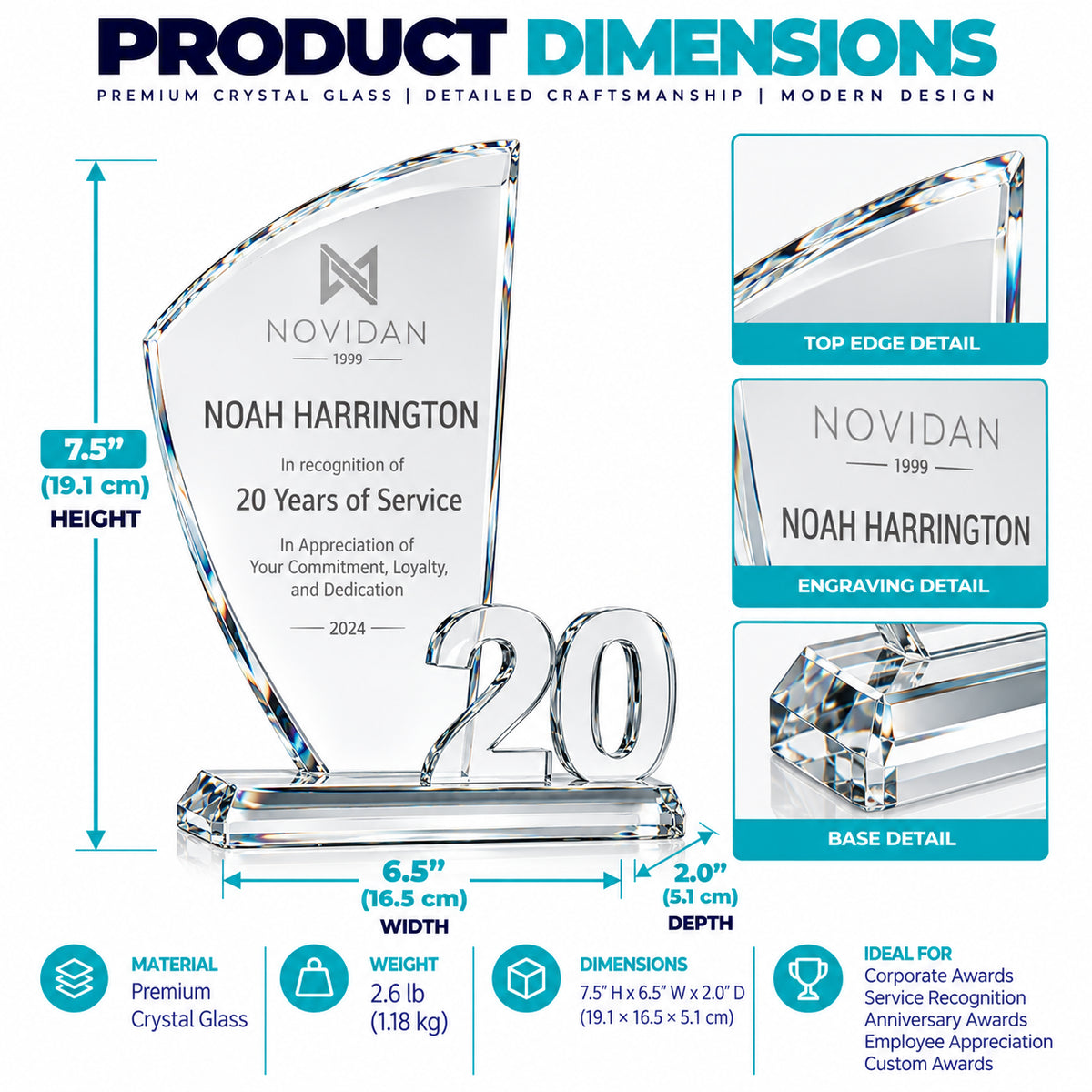 Zenith Horizon | Personalized Corporate Sail Recognition Award