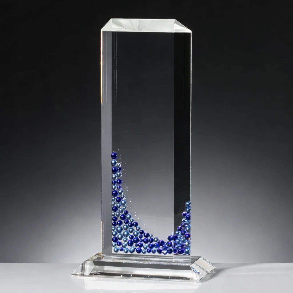 Dionysus Obelisk Sapphire Glass Award