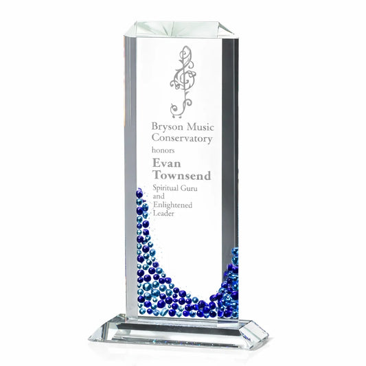 Dionysus Obelisk Sapphire Glass Award
