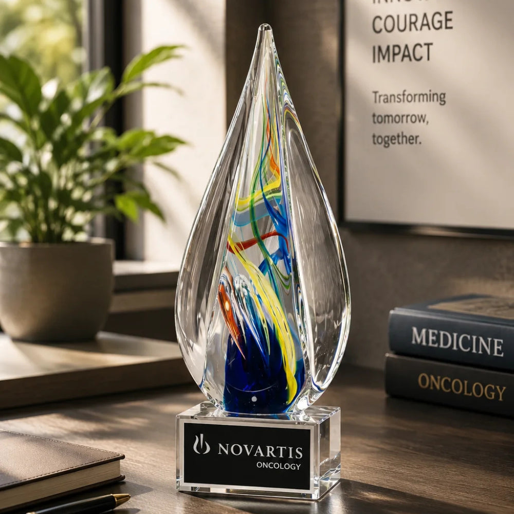 Droplet-ShapedArtGlassAwardlifestyle