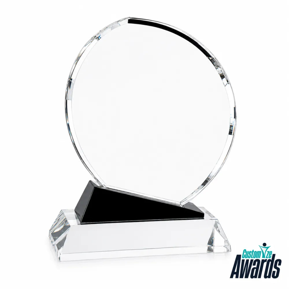 Elliptical Crystal | Custom Engraved Recognition Award