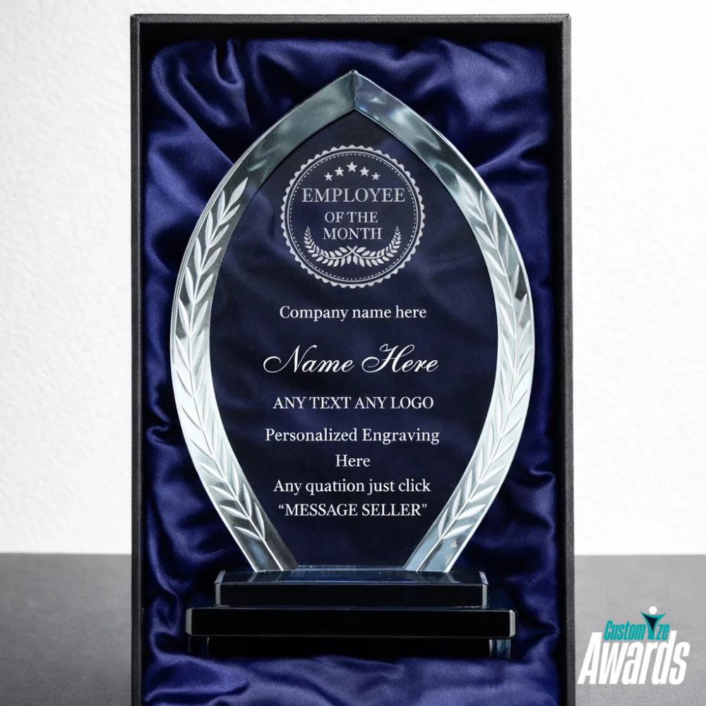 EmployeeRecognitionCrystalPlaquepakaging