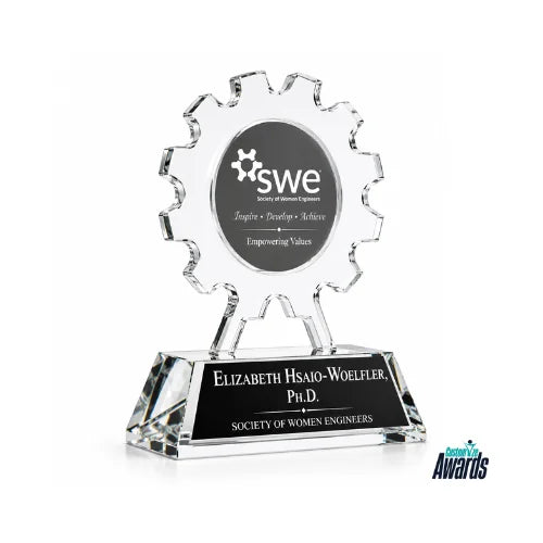 Precision Gear | Engineering Excellence Crystal Award