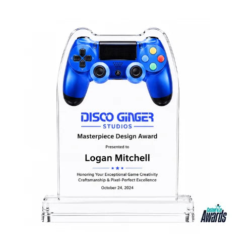 Champion Crystal Gaming Award | Esports Achievement Trophy