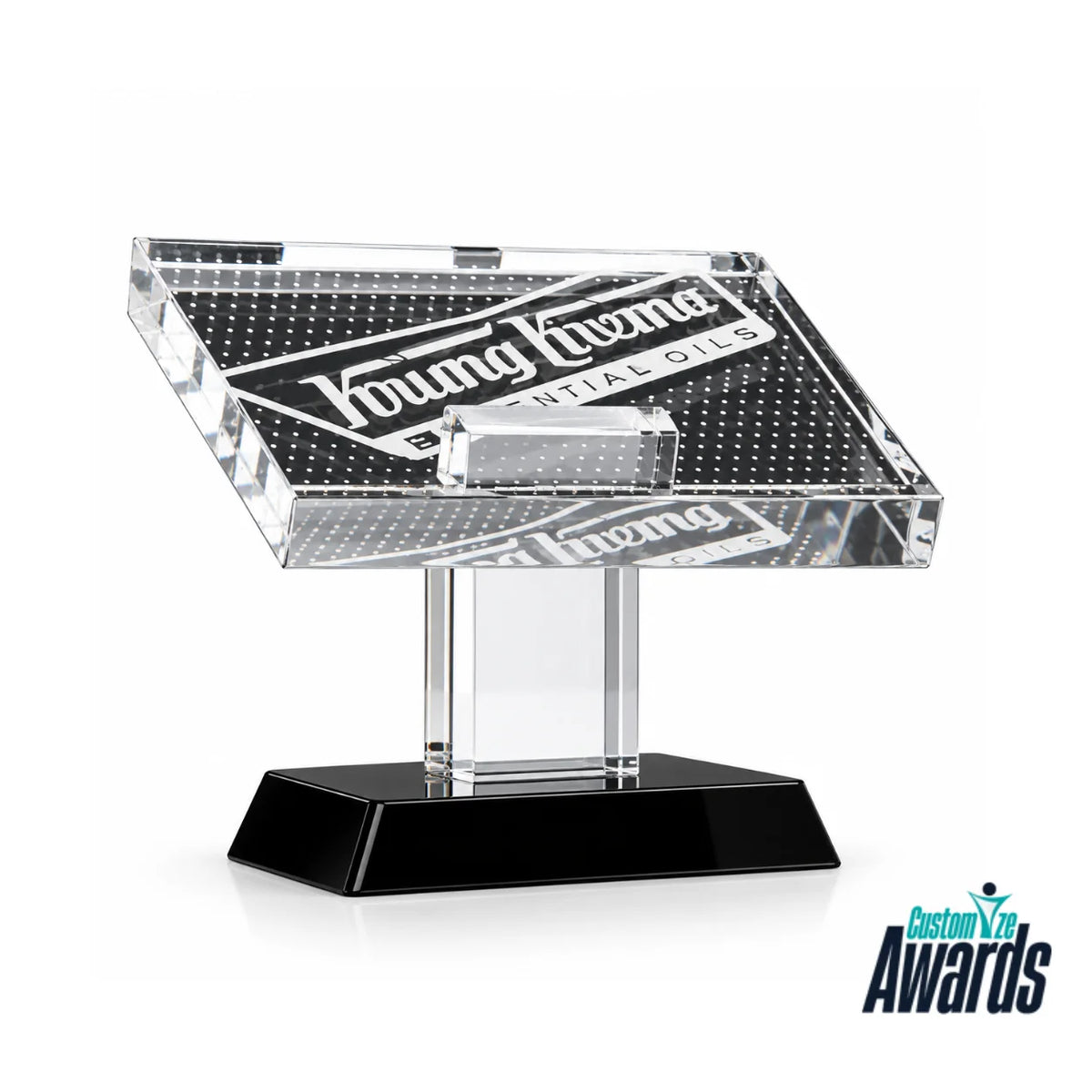 Essential Stand | Custom Crystal Logo Display Award