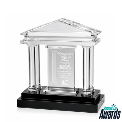 Parthenon Crystal | Trophées de Cristal Perpétuels Gravés au Laser