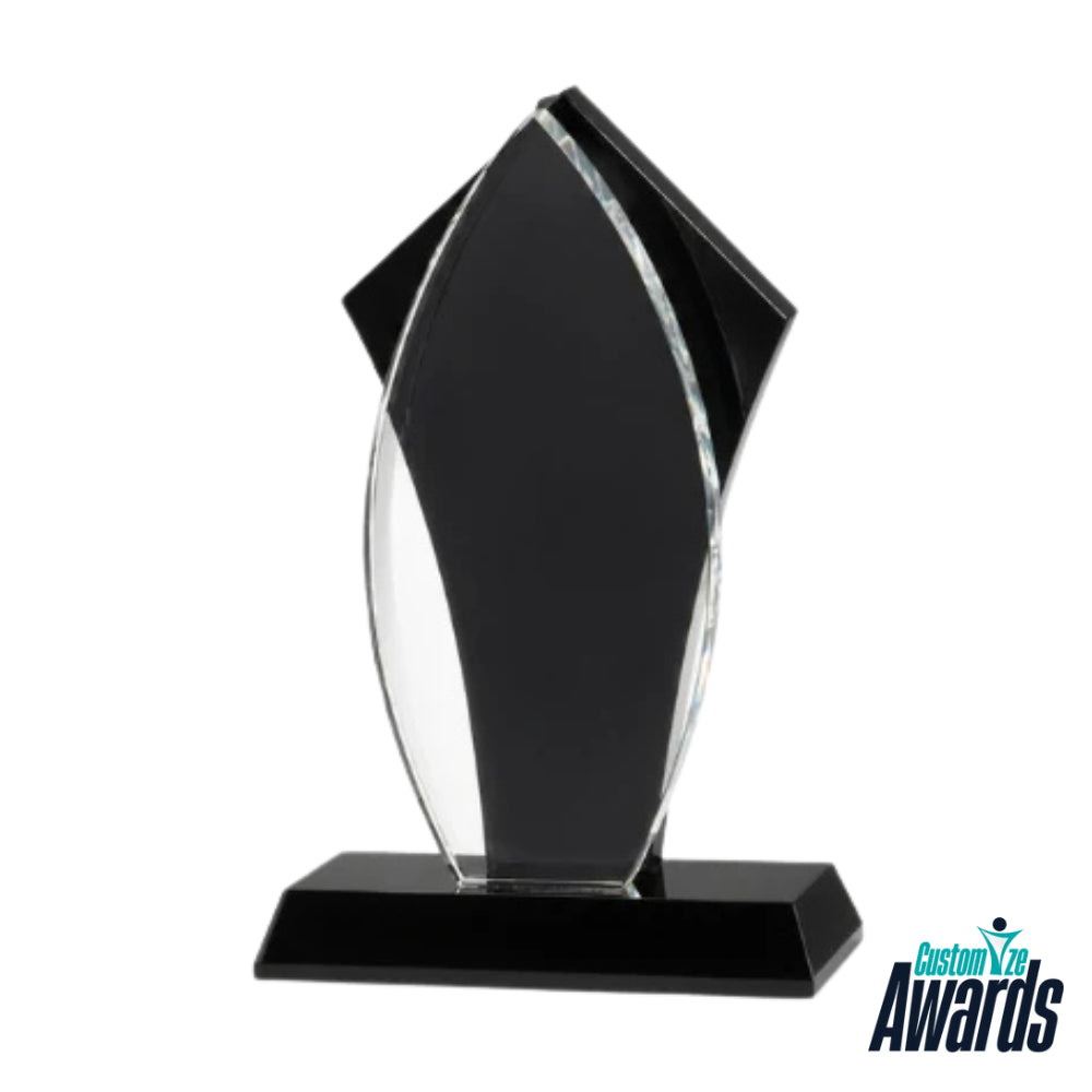 Tuxedo Flame | Customizable Executive Engraved Crystal Award