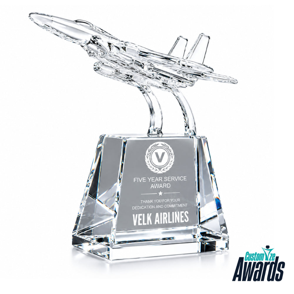 Falcon Jet | Aviation Excellence Crystal Award