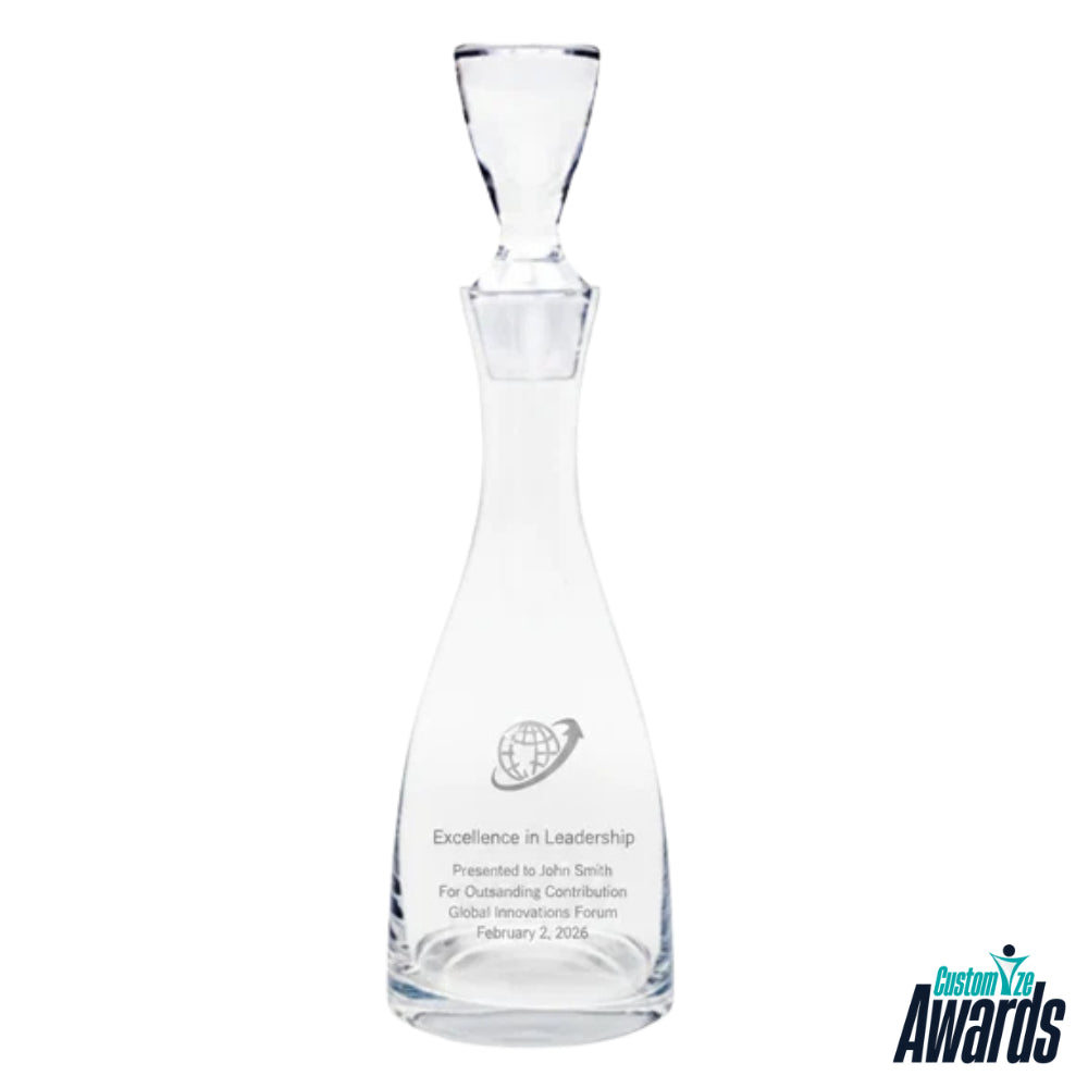 Flask Crystal | Glass Awards for Business Achievements