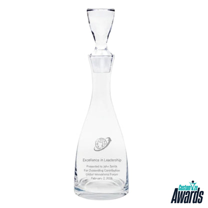 Flask Crystal | Glass Awards for Business Achievements