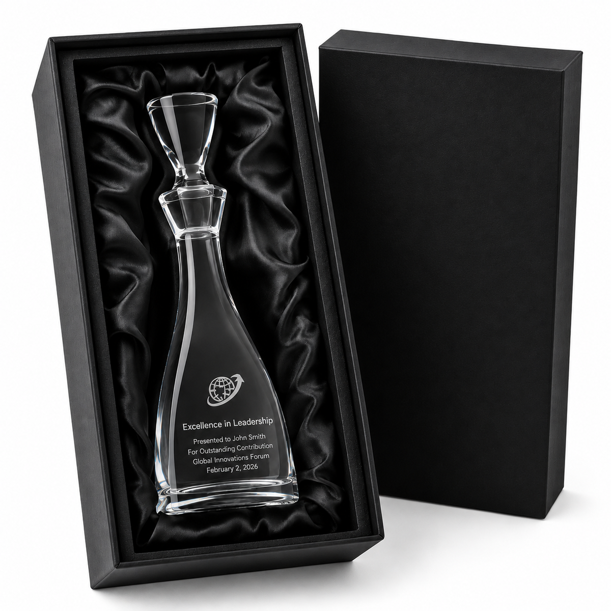 Flask Crystal | Glass Awards for Business Achievements
