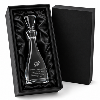 Flask Crystal | Glass Awards for Business Achievements