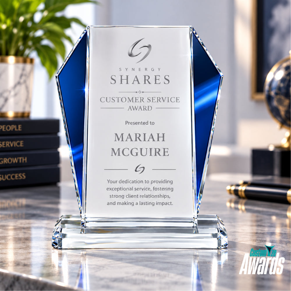 Fusion Crystal | Customer Service Recognition Award