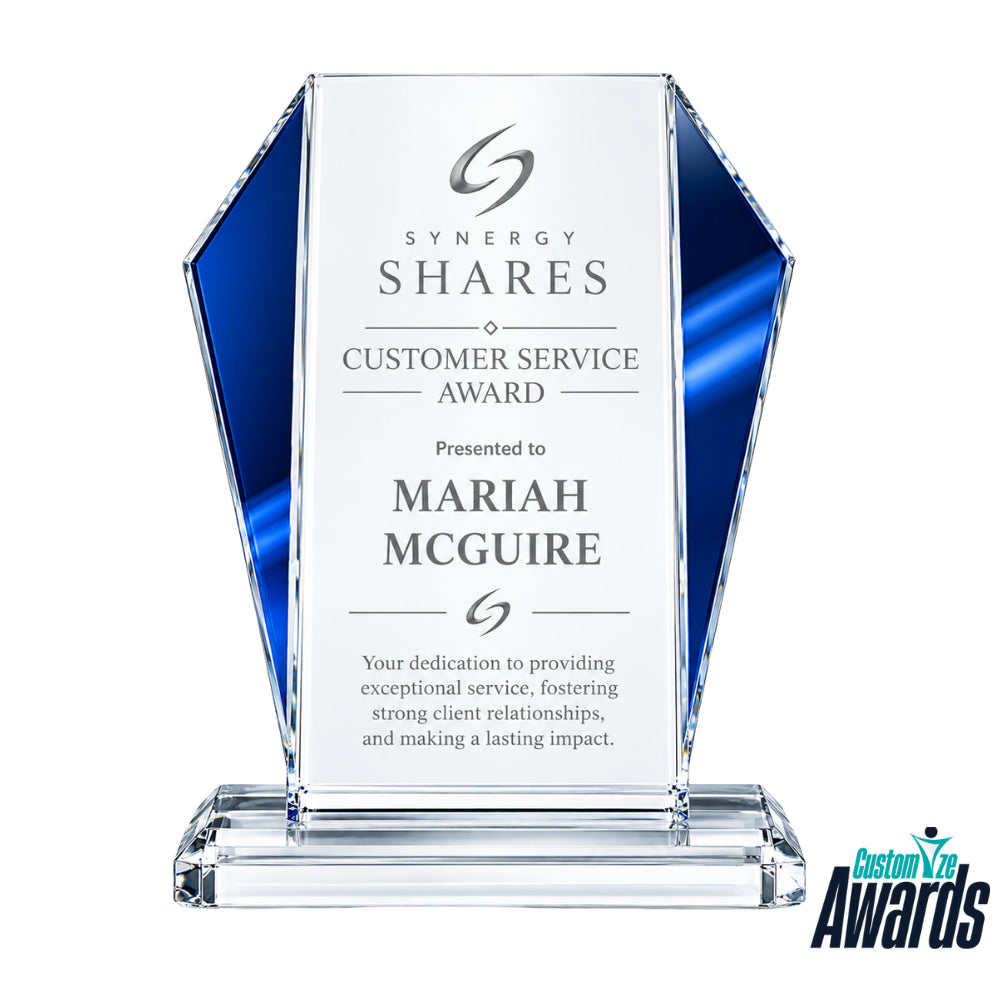 Fusion Crystal | Customer Service Recognition Award
