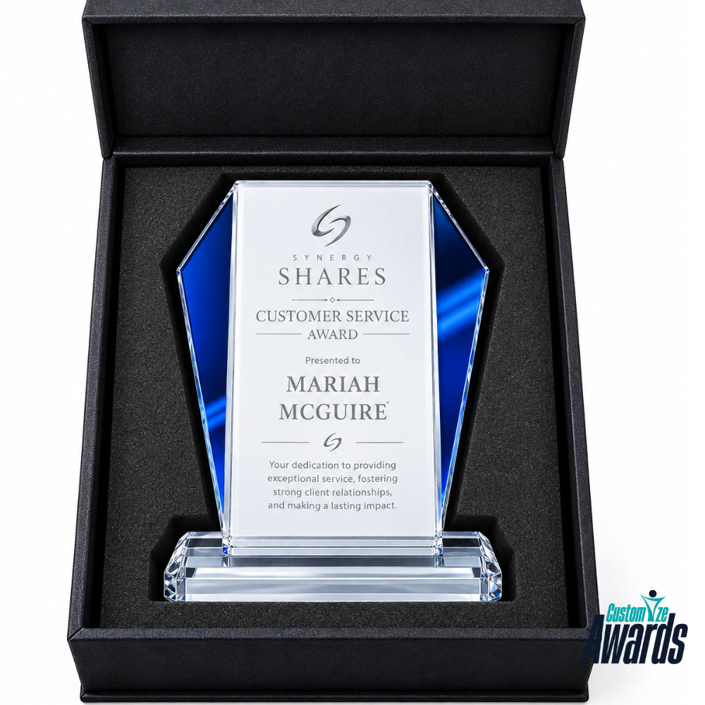 Fusion Crystal | Customer Service Recognition Award