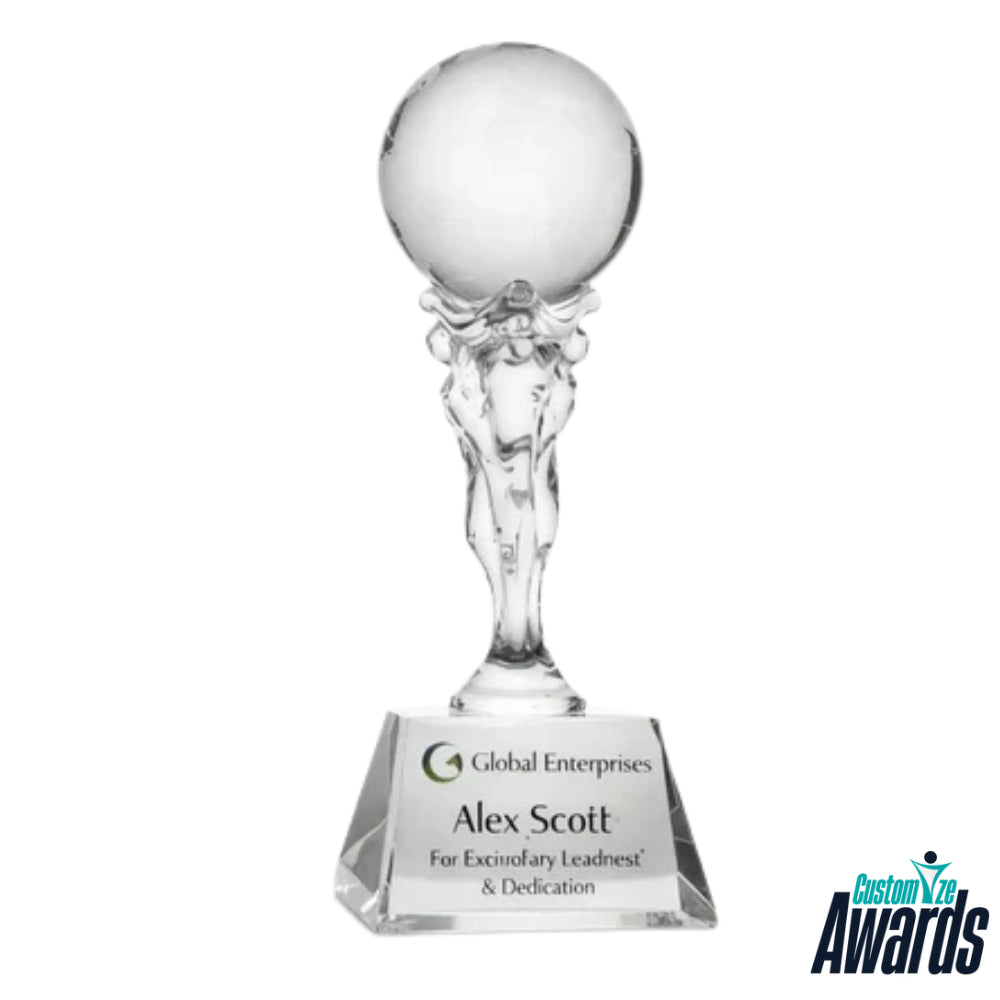 Global Vision Leader | Personalized Engraved Leadership Award