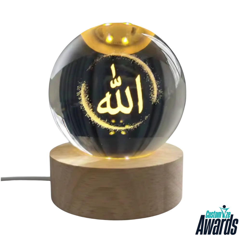 Globe Glass | Personalized Engraved Recognition Trophy