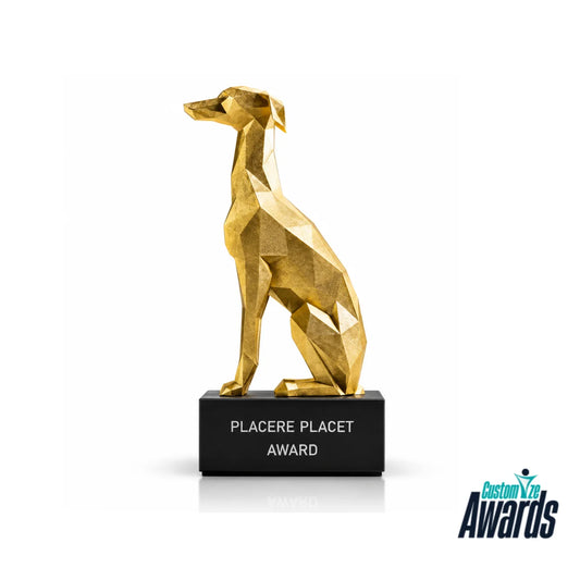 Golden Greyhound |Custom Racing Achievement For Athletic achievement awards