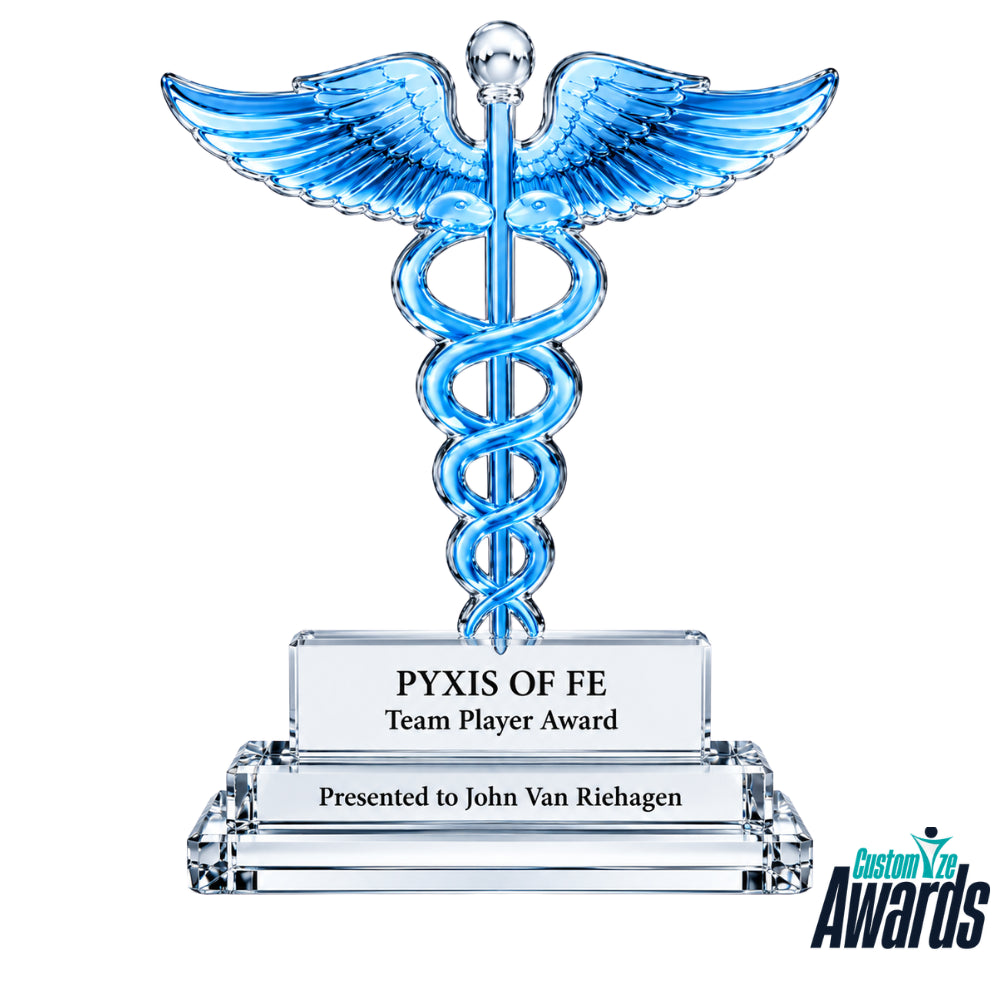 Guardian Caduceus | Medical Excellence Crystal Award